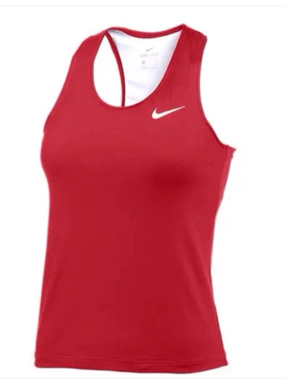 Nike Women’s Airborne Running Top Tank Built In Bra(CV2733-658) Red Large